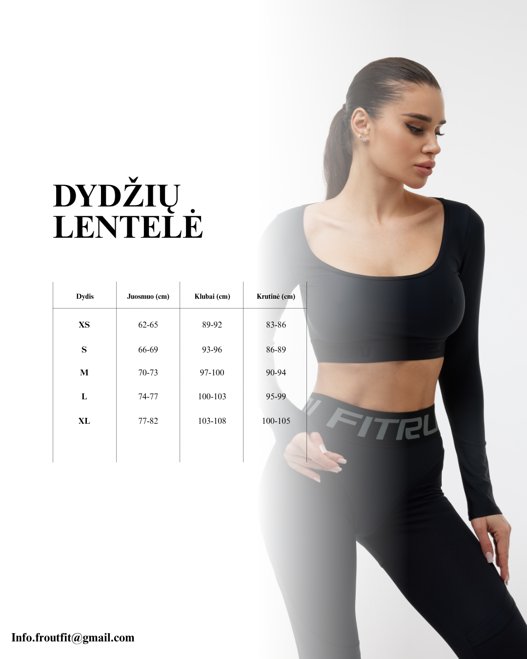 Sportinės tamprės  „Total Black Relief"
