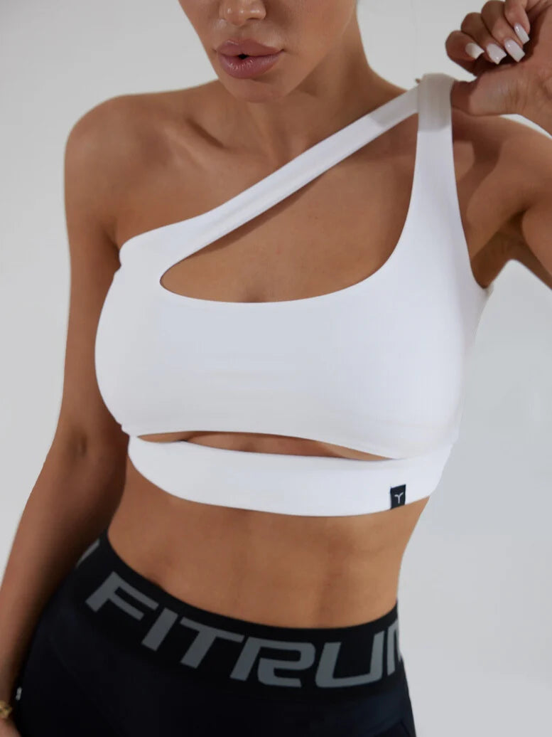 Sportinis topas „Racy Total White“