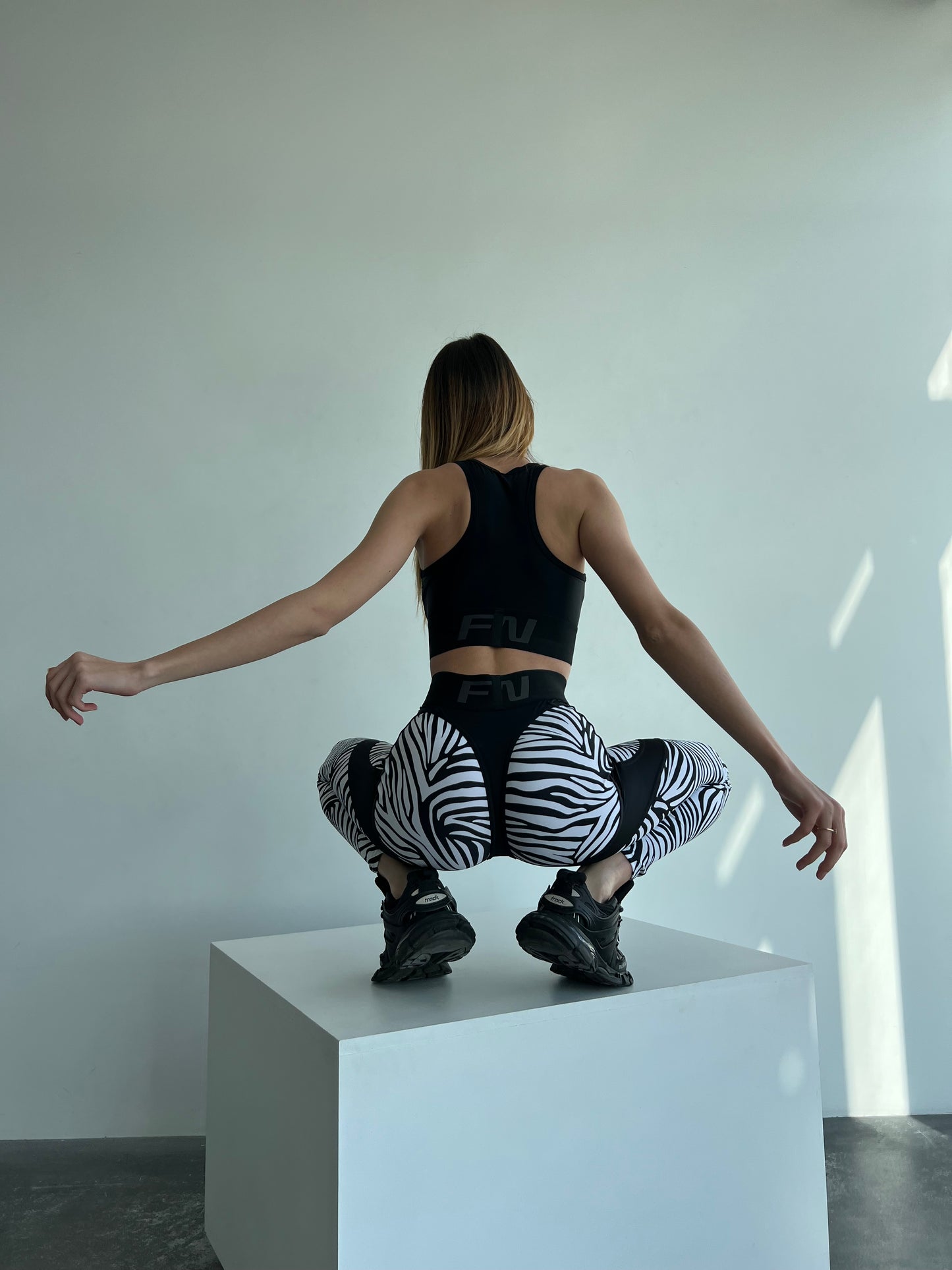 Sportinės tamprės „Zebra“ Push up