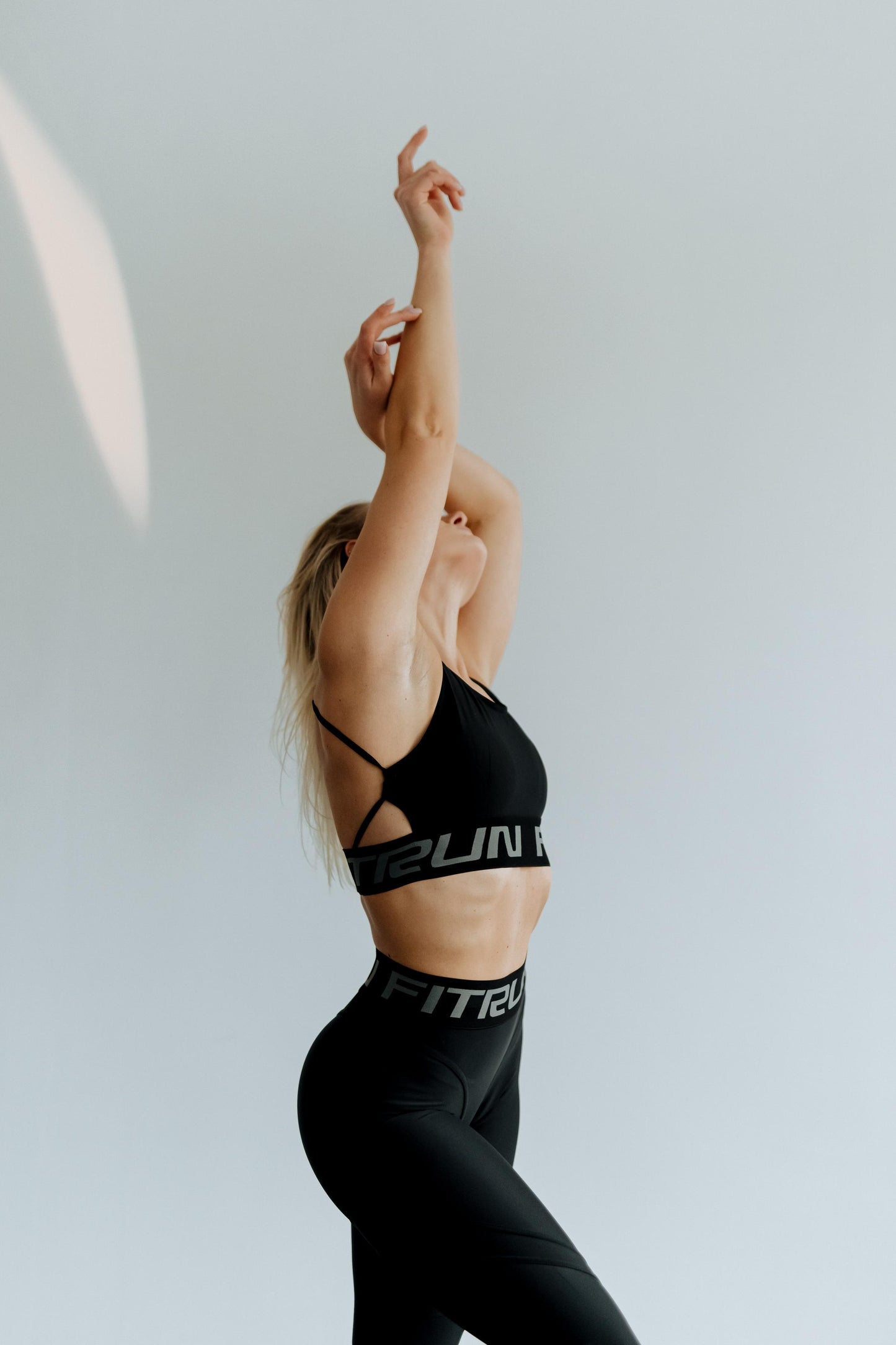Sportinės tamprės „Total Black“ Push-Up